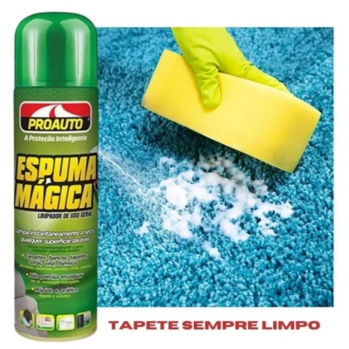 Espuma Magica Limpador De Uso Geral Tira Remove Manchas Tapetes Carpetes Sofas Colchoes Tenis