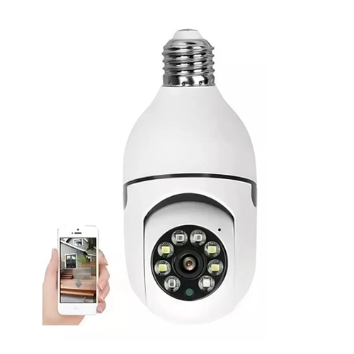 Camera Lampada Inteligente Smart Wifi V380 E27 Espia Interna