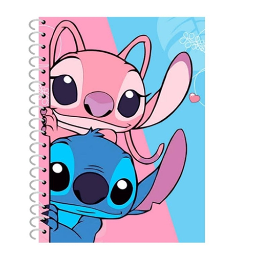 Caderno Lilo, Stitch e Angel Personalizado