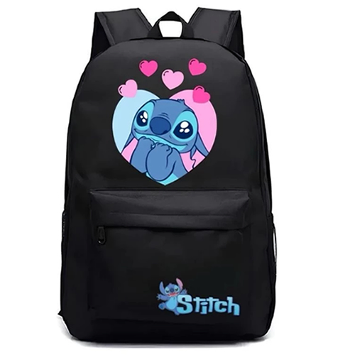 Mochila Lilo Stitch Escolar Kids Para Crianças Grande Reforçada Moderna