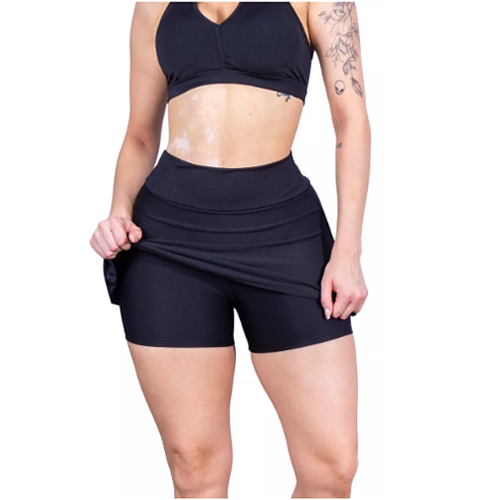 Short Saia Fitness Roupa Feminina Academia Suplex Atacado