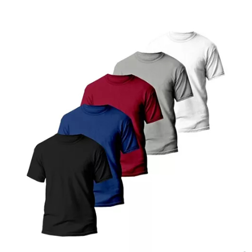 Kit 5 Camisetas Masculina Básicas Dry Fit Lisa Tradicional