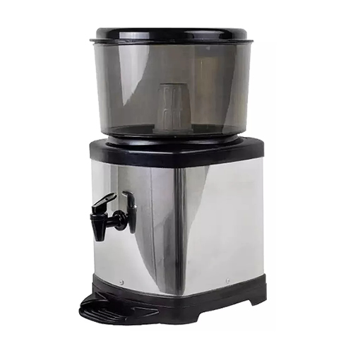 Bebedouro Filtro Água de Inox com Base de Barro Acquamar 6010 Preto