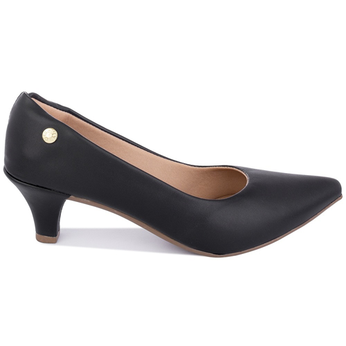 Sapato Scarpin Feminino Classico Salto Fino Sintetico 6cm