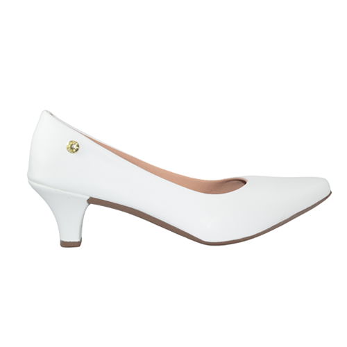 Sapato Scarpin Feminino Classico Salto Fino Sintetico 6cm