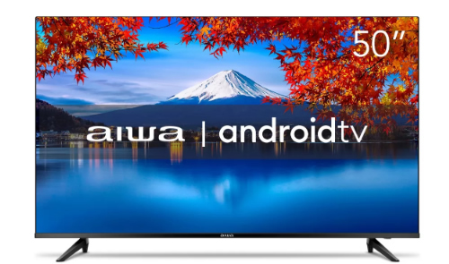 Smart Tv 50 Aws-tv-50-bl-02-a 4k Android Hdr10 Dolby Aiwa 110V/220V